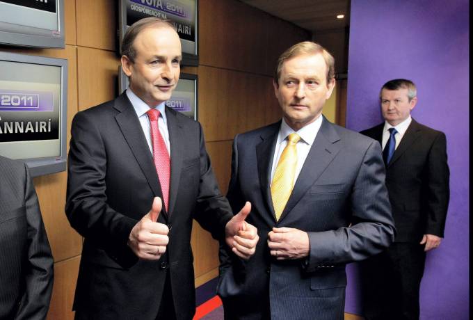Enda Kenny Micheal Martin